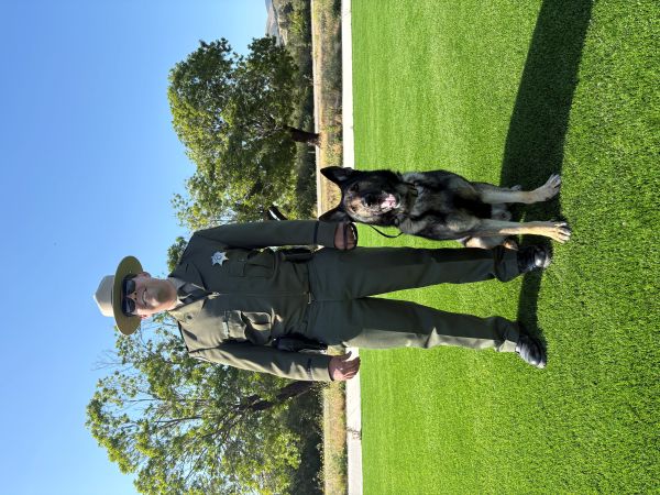 K-9 Jerry and Handler Benjamin Ellis